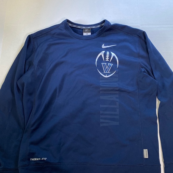 Nike Other - Nike therma-fit Villanova football crewneck (M)